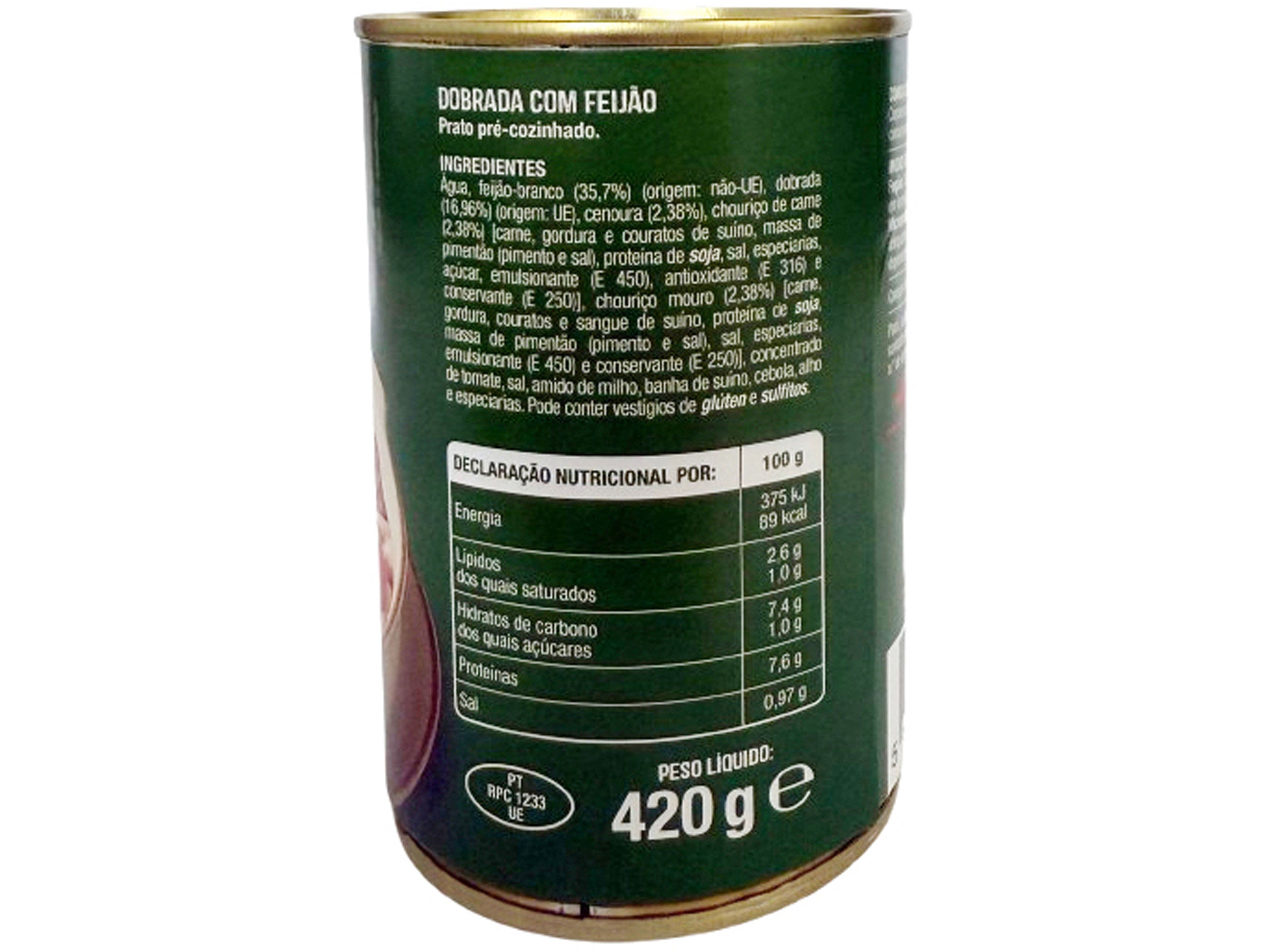 DOBRADA COM FEIJ&Atilde;O AUCHAN 420G image number 1