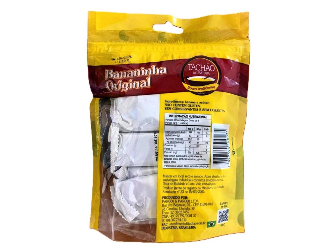 BANANINHA TACH&Atilde;O ORIGINAL 250G image number 1