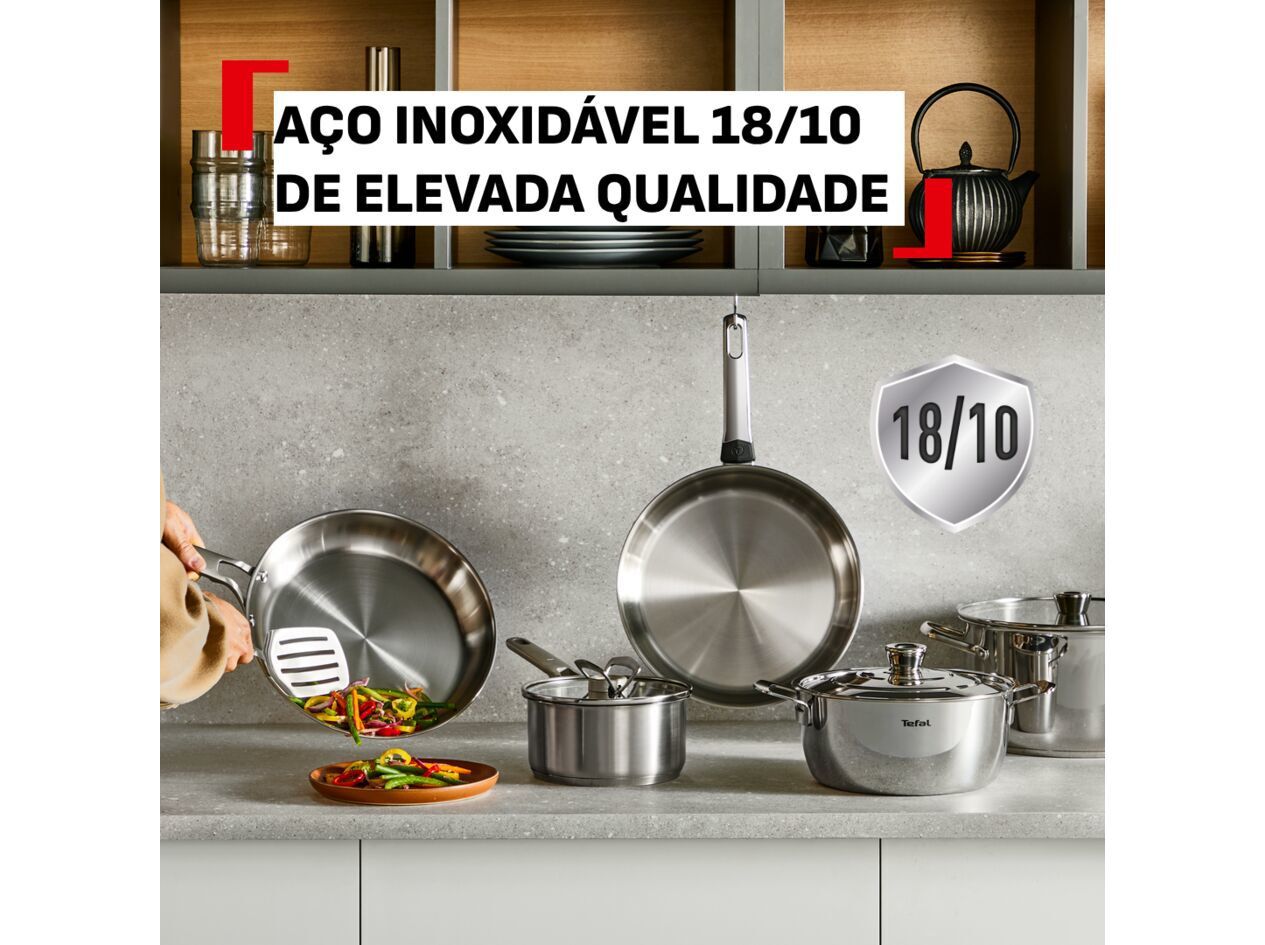 FRIGIDEIRA N&Atilde;O REVESTIDA INDU&Ccedil;&Atilde;O TEFAL EMOTION 28CM image number 4