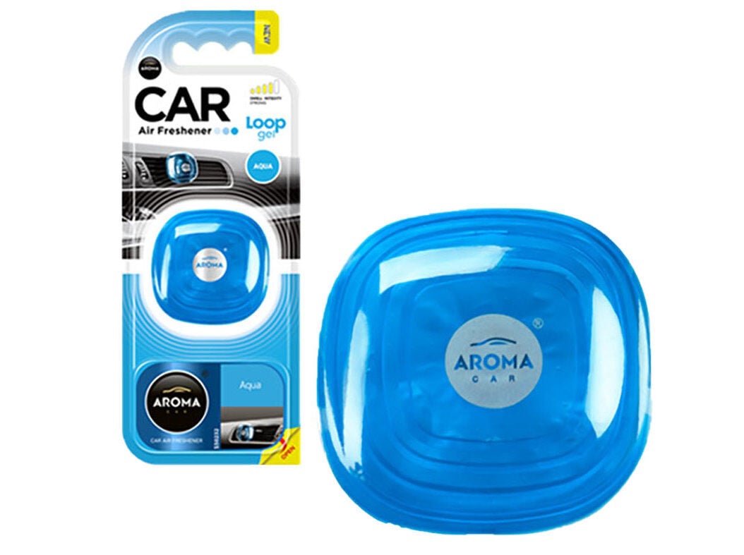AMBIENTADOR AUTOM&Oacute;VEL LOOP AROMA CAR GEL AQUA image number 0