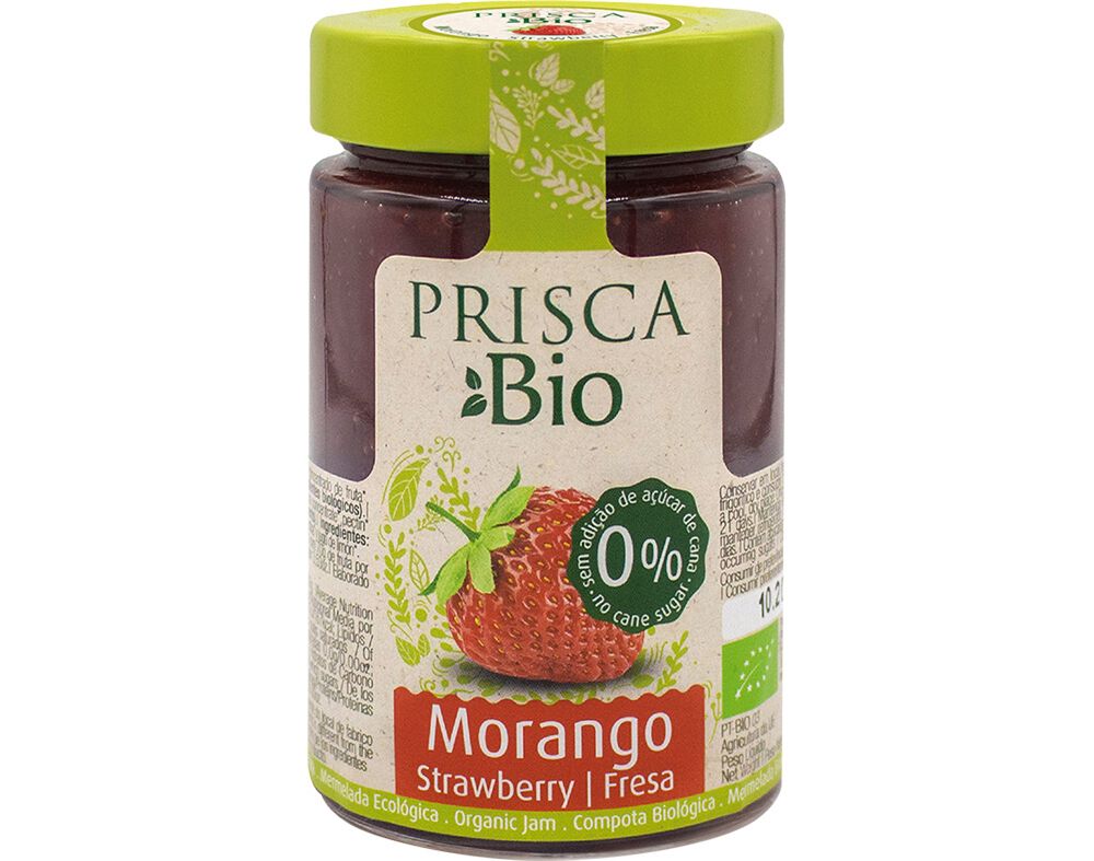 DOCE PRISCA SEM A&Ccedil;&Uacute;CAR MORANGO BIO 240G