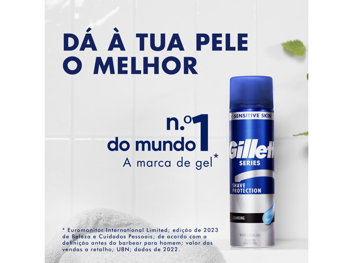 GEL BARBEAR GILLETTE SERIES LIMPEZA 200 ML image number 4