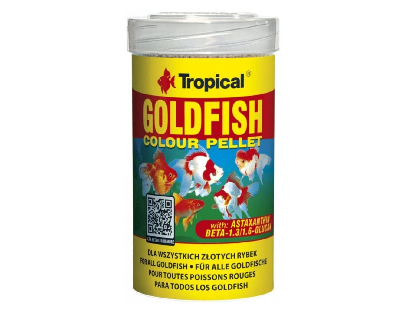 COMIDA PARA PEIXES TROPICAL GOLDFISH COLOUR PELLET 100ML