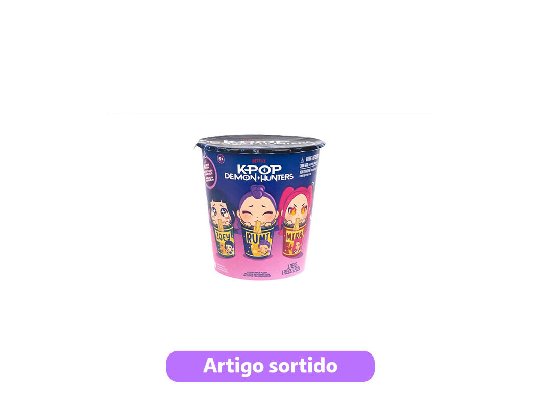 PELUCHE RAMEN K-POP DEMON HUNTERS MODELOS SORTIDOS image number 0