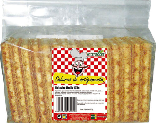 BOLACHA INTERDOCES WAFER LIMÃO 175G image number 0