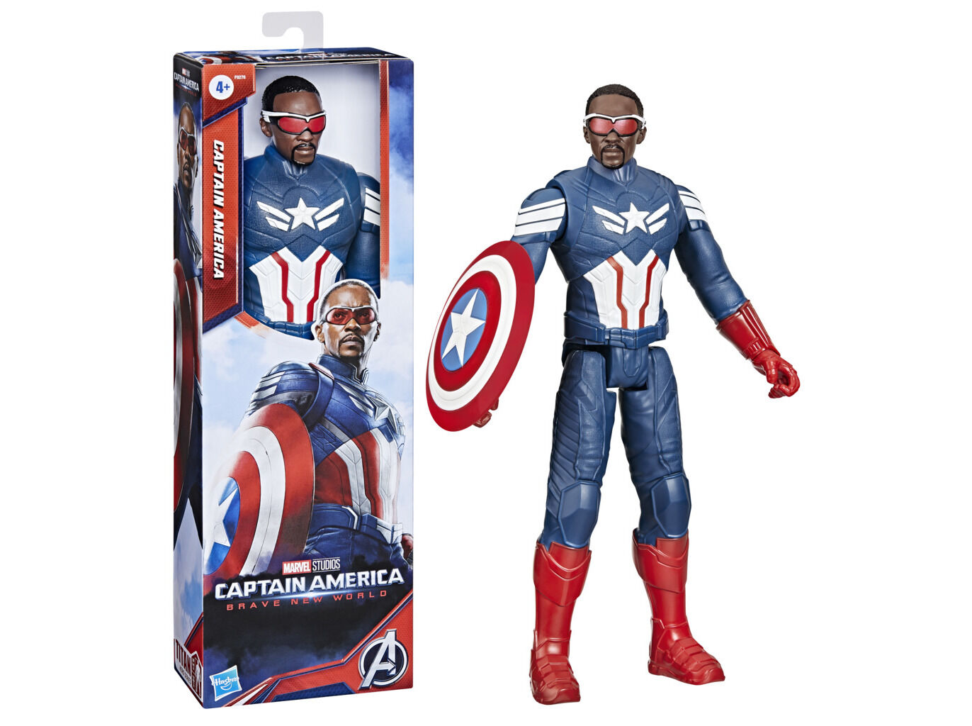 FIGURA CAPIT&Atilde;O AMERICA HASBRO 30CM image number 1