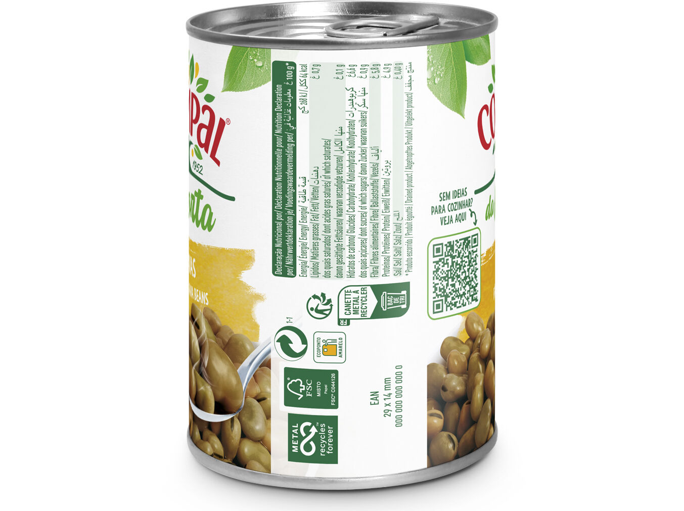 FAVAS COMPAL HORTA 410G image number 1