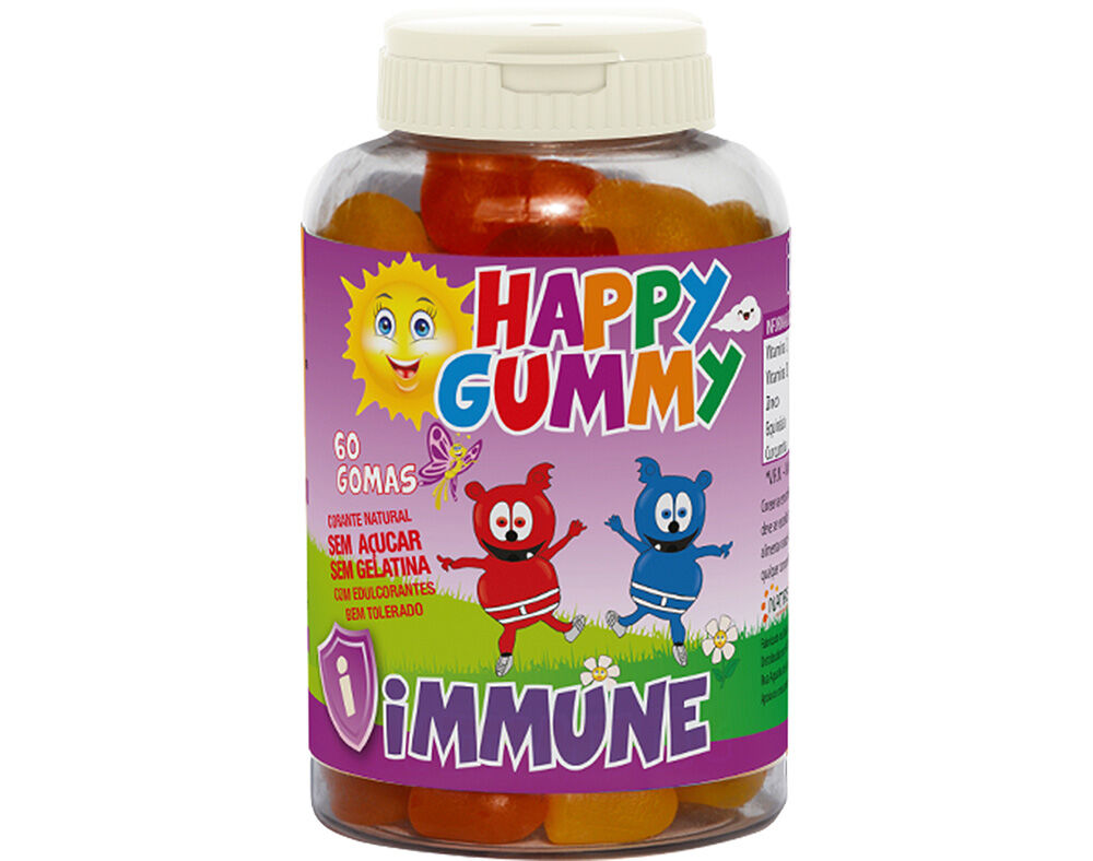 SUPLEMENTO HAPPY GUMMY IMUNIDADE GOMAS 60UN image number 0