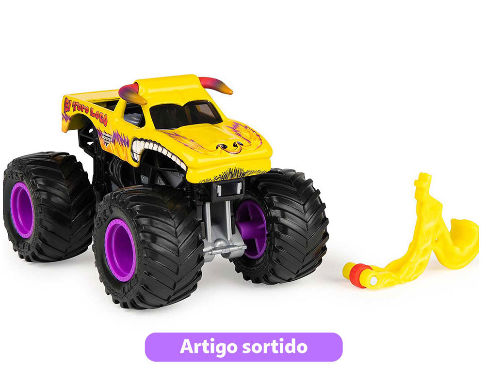 VE&Iacute;CULOS 1:64 MONSTER JAM MODELOS SORTIDOS image number 2