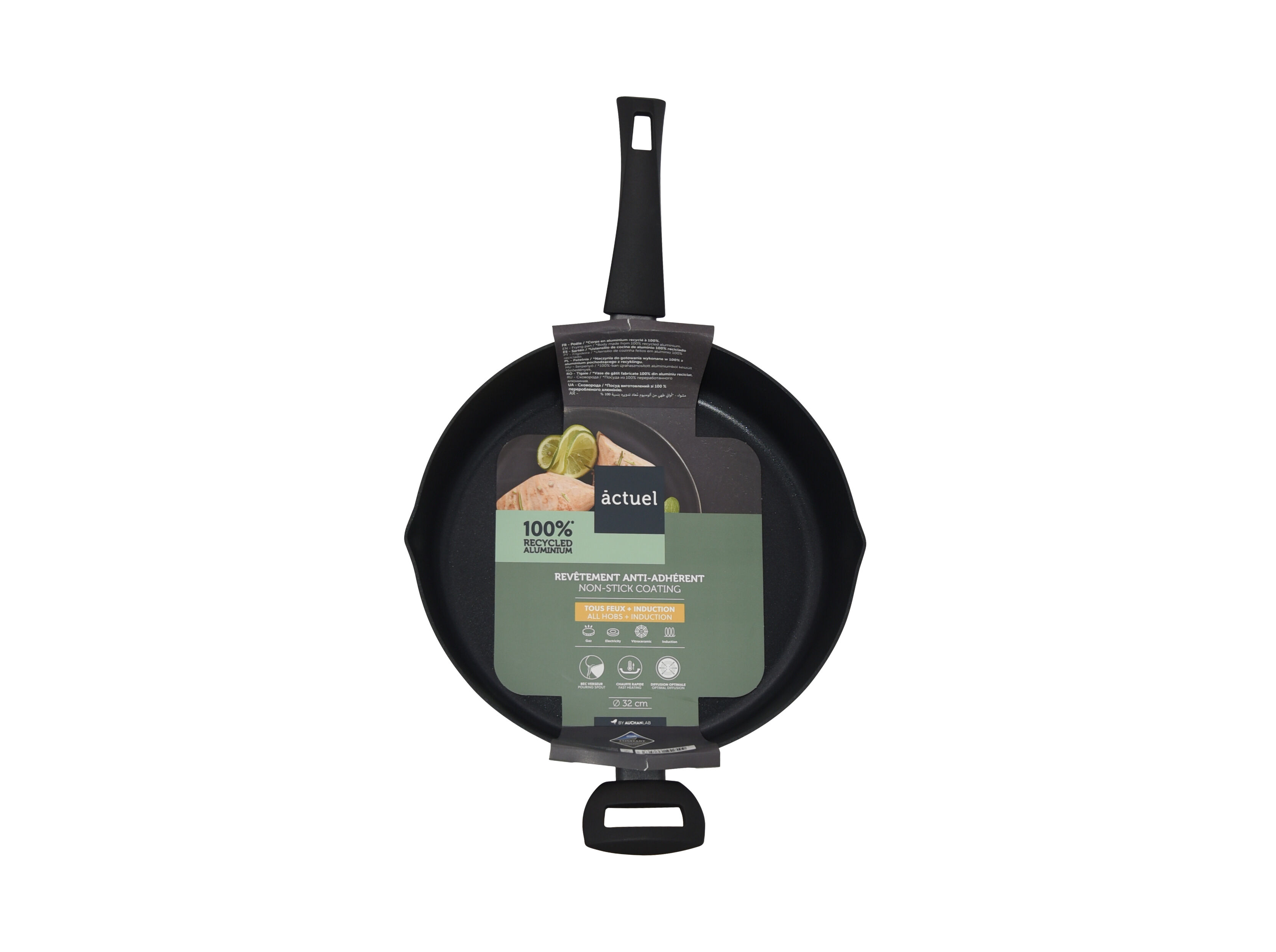 FRIGIDEIRA ACTUEL ALUM&Iacute;NIO RECICLADO 32CM GEVI11 image number 1