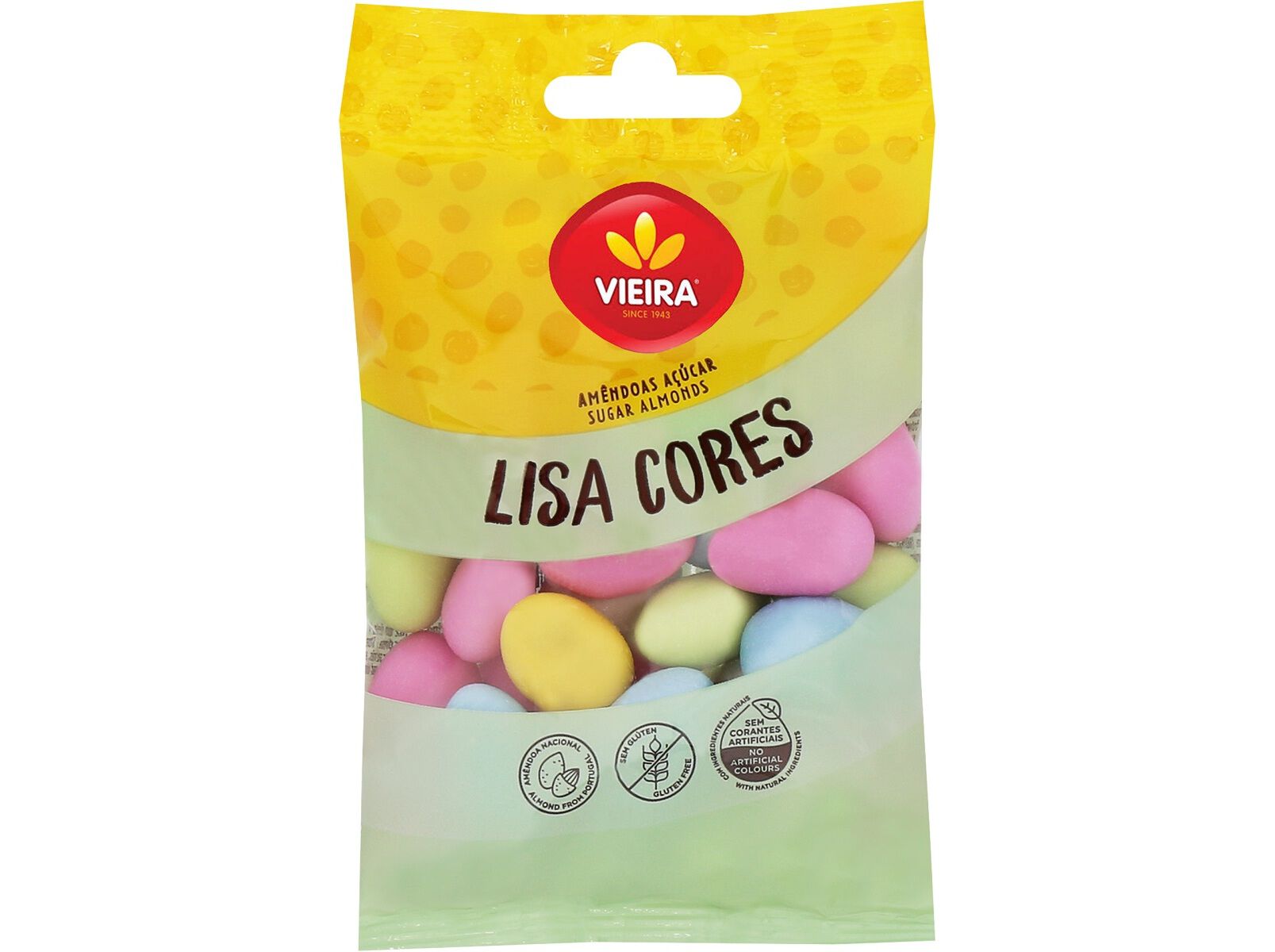 AMENDOAS LISA CORES VIEIRA 150G image number 1