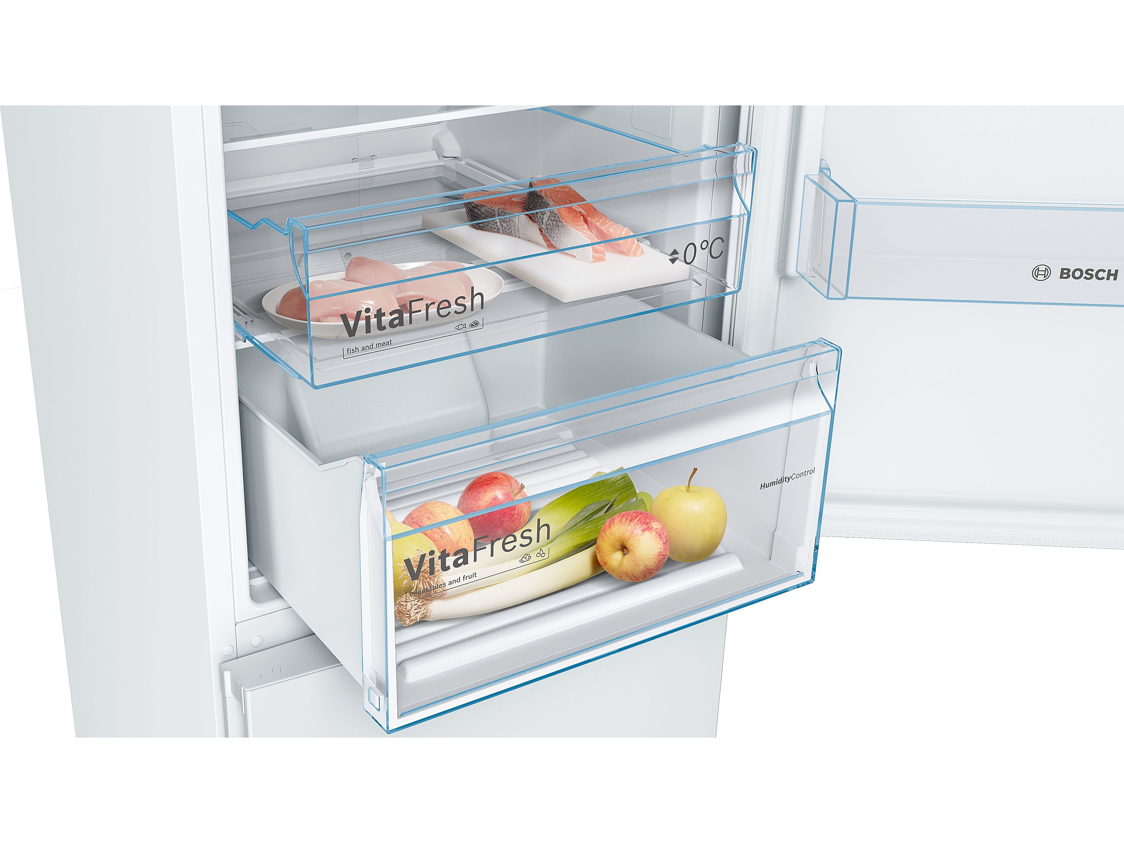 FRIGOR&Iacute;FICO COMBINADO BOSCH KGN36VWDB (NO FROST D 186CM 326L BRANCO) image number 4