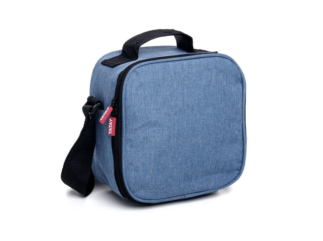 LANCHEIRA URBAN FOOD TATAY DENIM COM 2 CAIXAS E GARRAFA image number 1