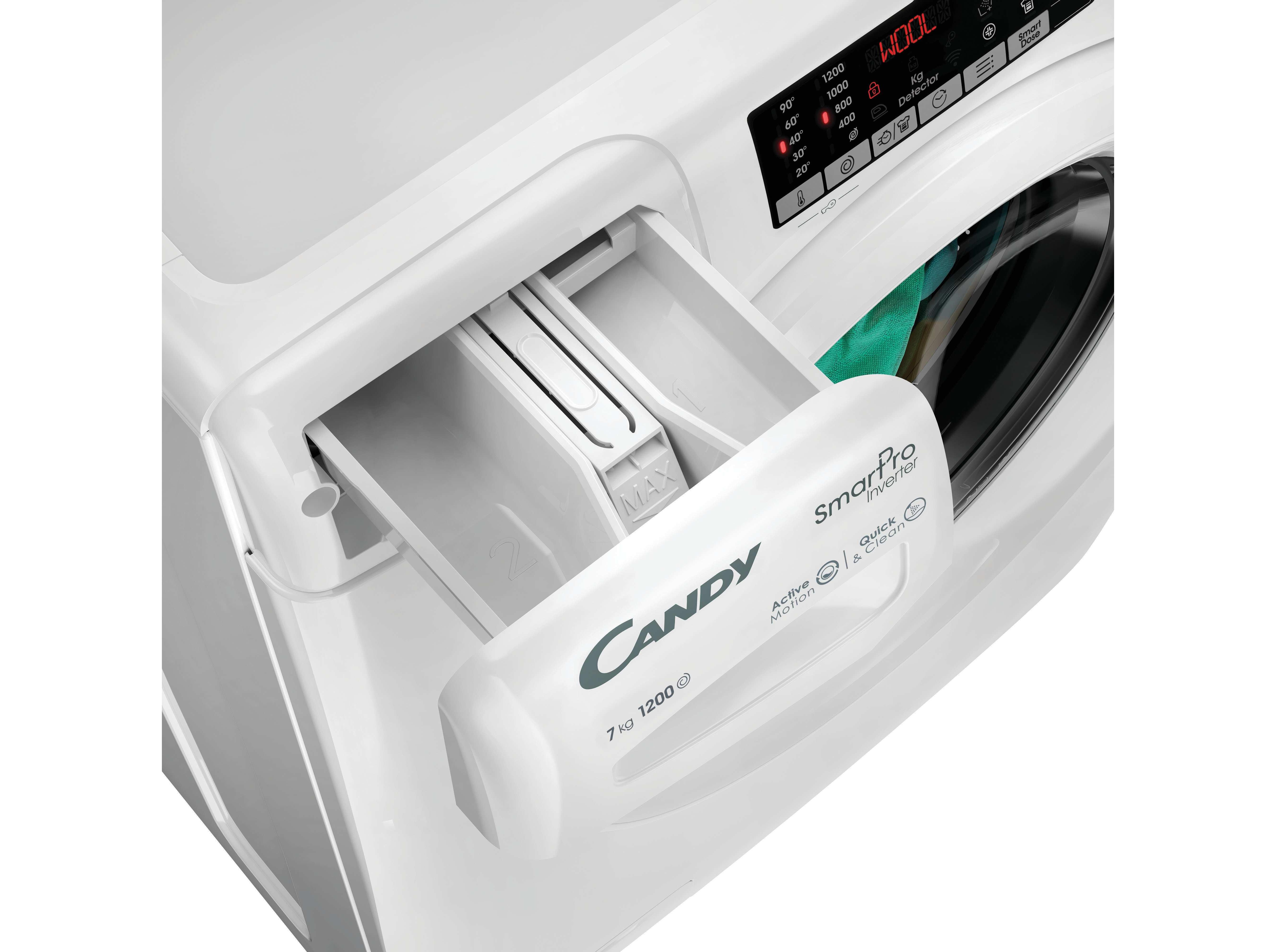 M&Aacute;QUINA DE LAVAR ROUPA CANDY CO 274TM5/1-S - BRANCO A 7KG image number 6