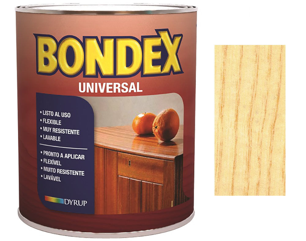 VERNIZ BONDEX UNIVERSAL INCOLOR 0.375L