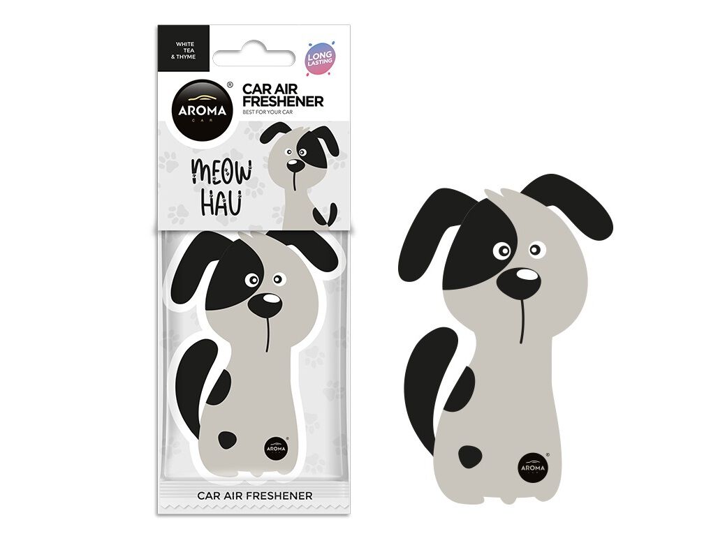 AMBIENTADOR AUTO AROMA CAR MEOW & HAU WHITE TEA 30D image number 1