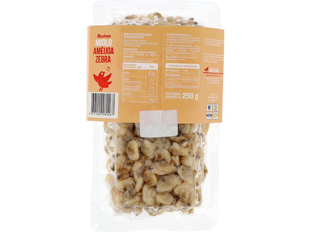 MIOLO AMEIJOA AUCHAN ZEBRA 250G image number 1