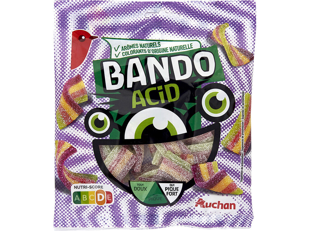 GOMAS AUCHAN BANDO &Aacute;CIDAS 200G