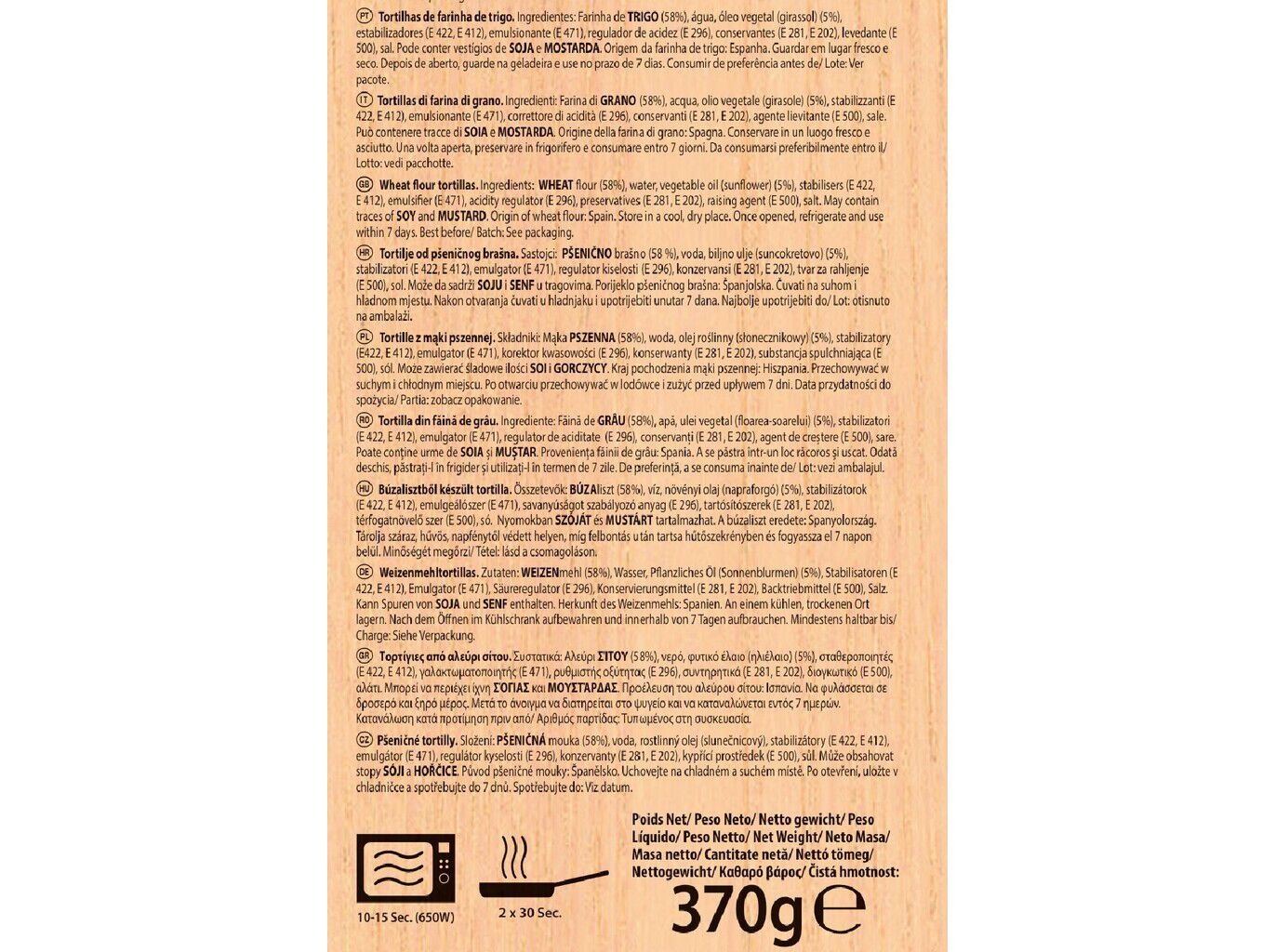 WRAPS MISSION GRELHADOS 370 G image number 2