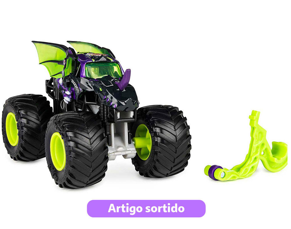 VE&Iacute;CULOS 1:64 MONSTER JAM MODELOS SORTIDOS image number 10