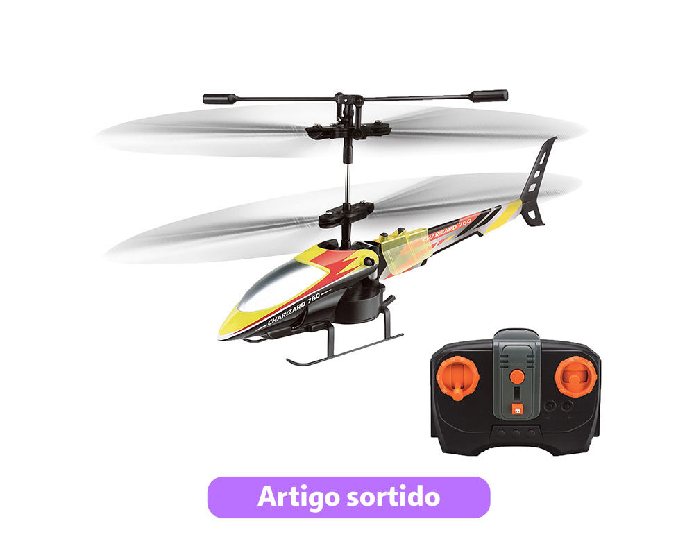 MINI COPTER TELECOMANDADO ONE TWO FUN 16CM MODELOS SORTIDOS image number 3