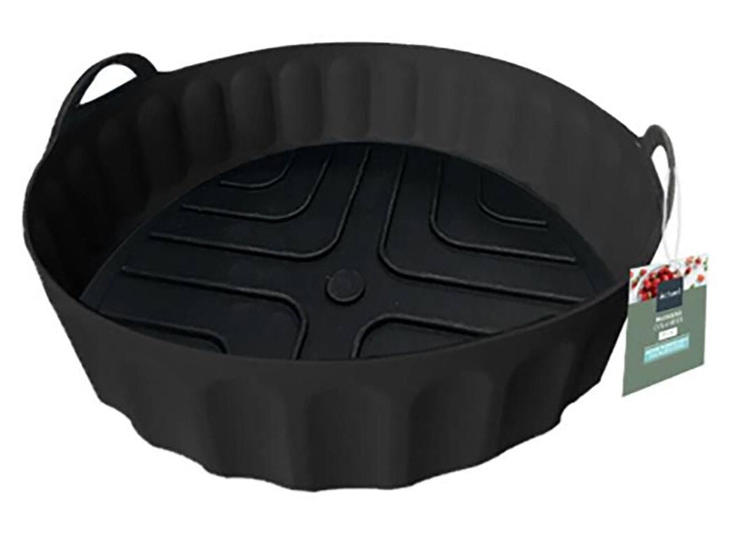 FORMA PARA AIRFRYER ACTUEL SILICONE PRETO &Oslash;22CM