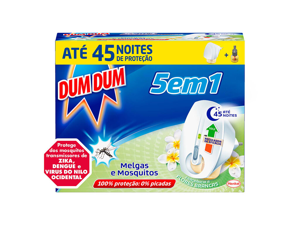 INSETICIDA DUM DUM EL&Eacute;CTRICO MELGAS E MOSQUITOS PERFUMADO 23ML image number 0