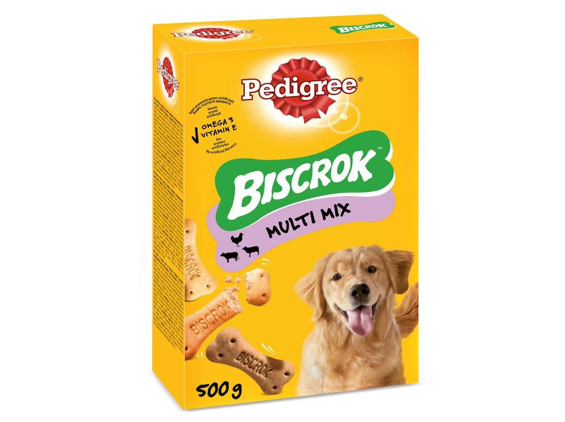 SNACKS PARA C&Atilde;O BISCROCK PEDIGREE BISCOITOS 500G