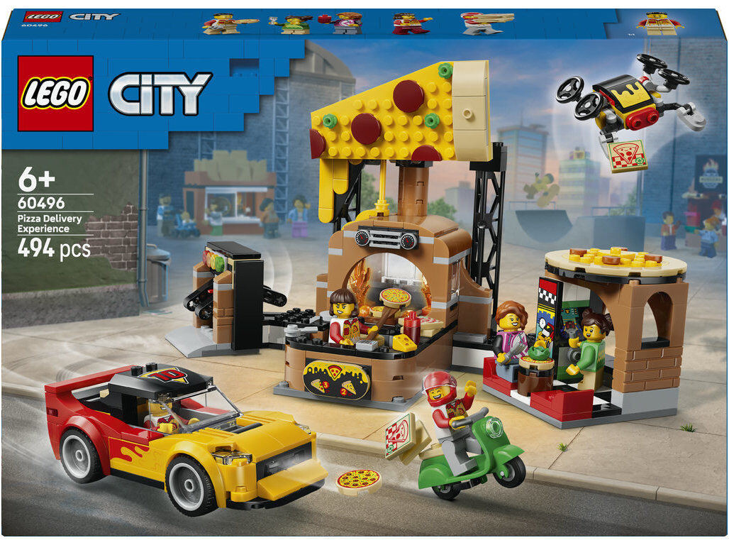 EXPERI&Ecirc;NCIA ENTREGAS PIZZA LEGO MY CITY 60496 image number 0
