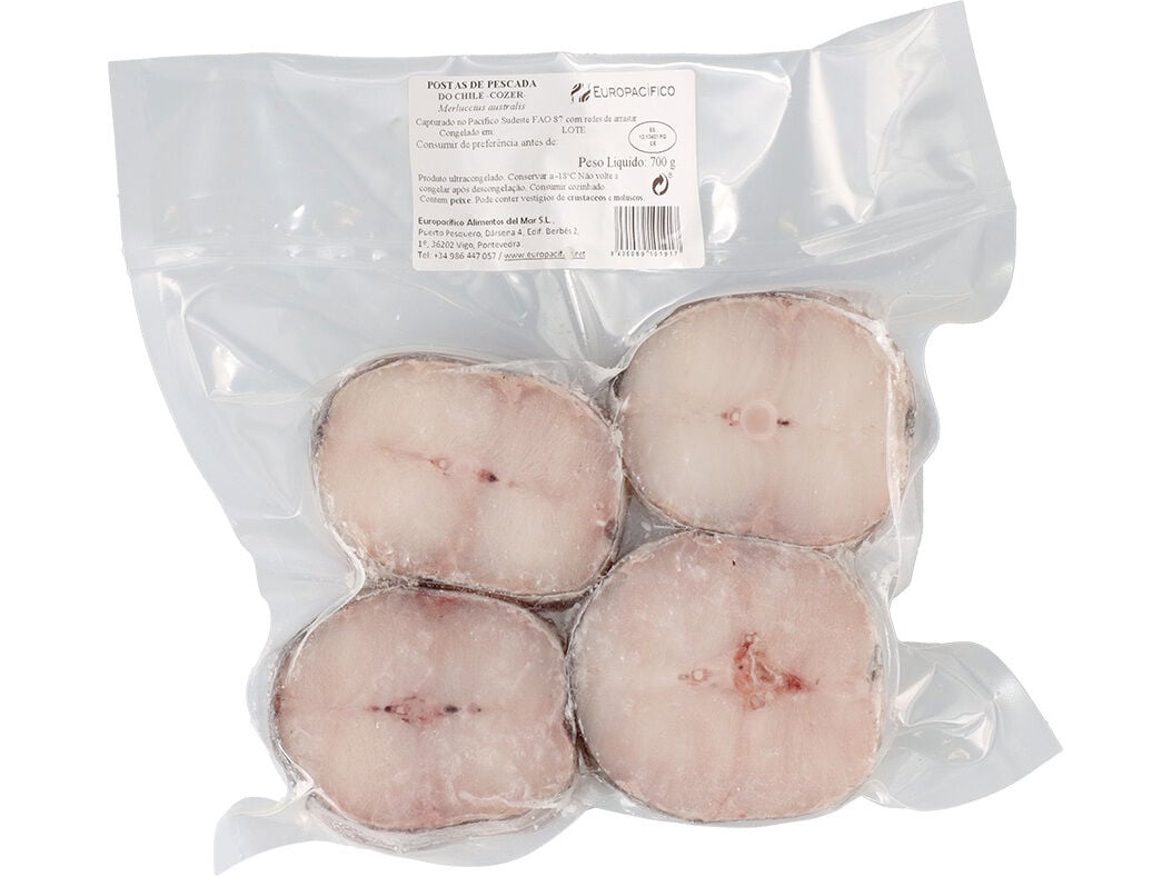 PESCADA CONGELADA CHILE POSTA PARA COZER 700 G