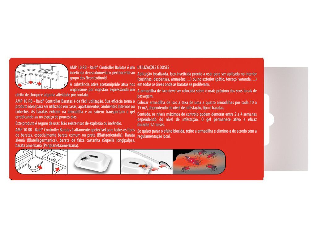 INSECTICIDA RAID RASTEJANTE CONTROL BARATAS image number 1