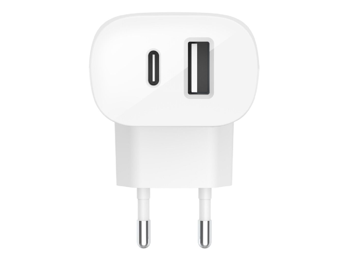 CARREGADOR BELKIN WCB007VFWH USB-C 25W+USB-A 12W image number 1