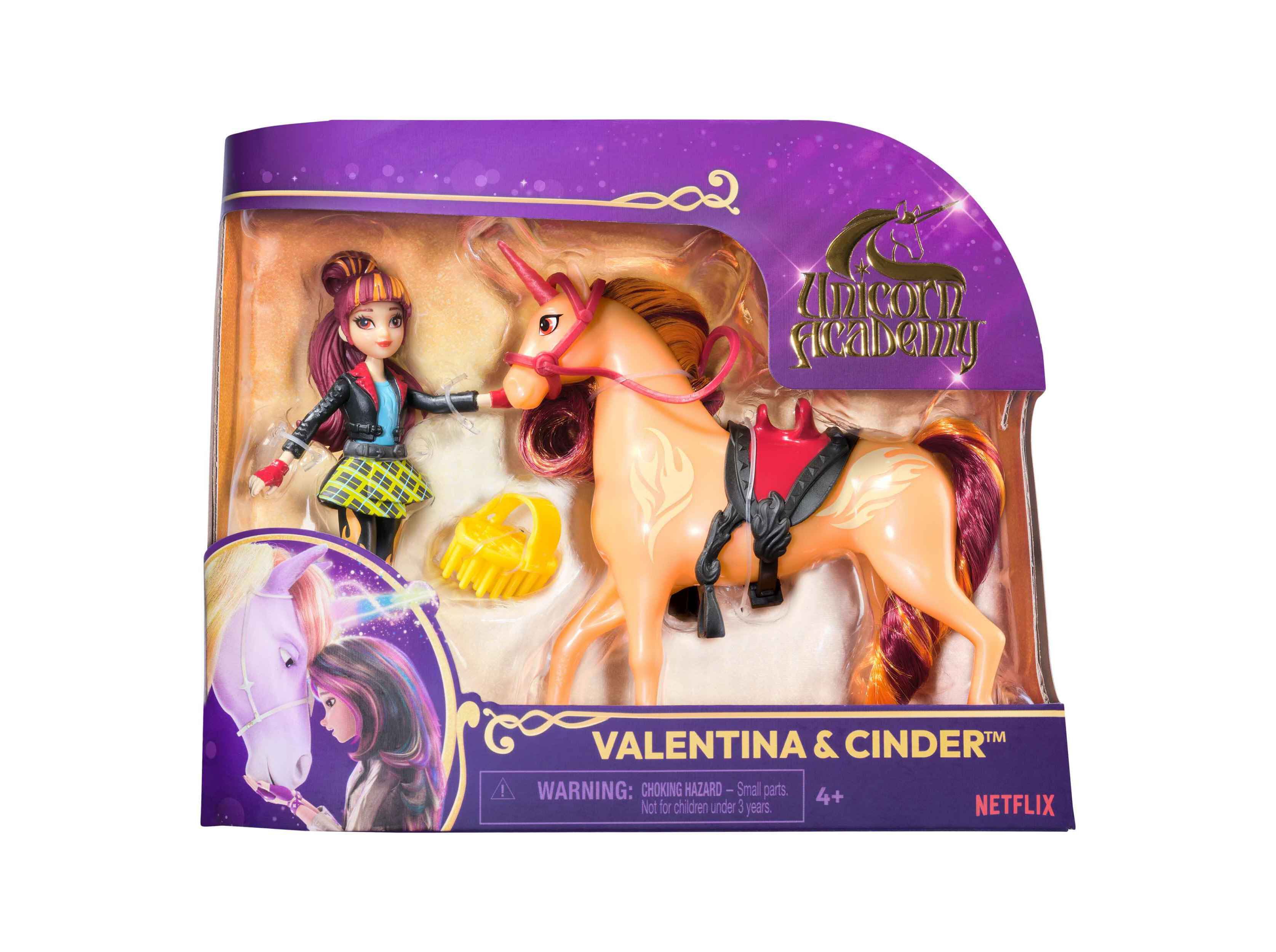 MINI DOLL ACADEMIA UNIC&Oacute;RNIO VALENTINA+CINDER image number 0