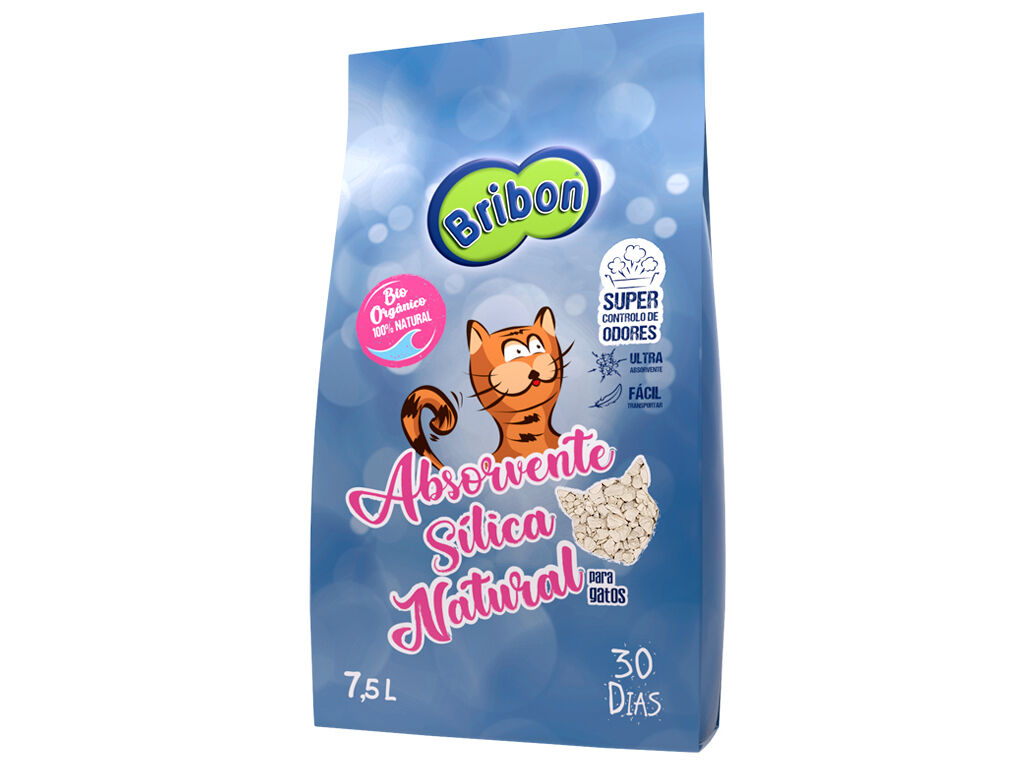 S&Iacute;LICA PARA GATO BRIBON NATURAL 7.5L image number 1