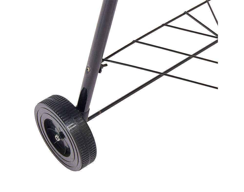 BARBECUE A CARV&Atilde;O COM RODAS GARDENSTAR PRETO image number 3