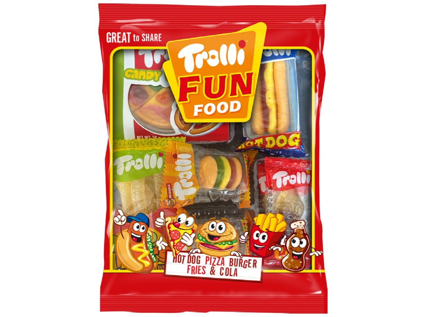 GOMAS TROLLI FUN FOOD 88G image number 0