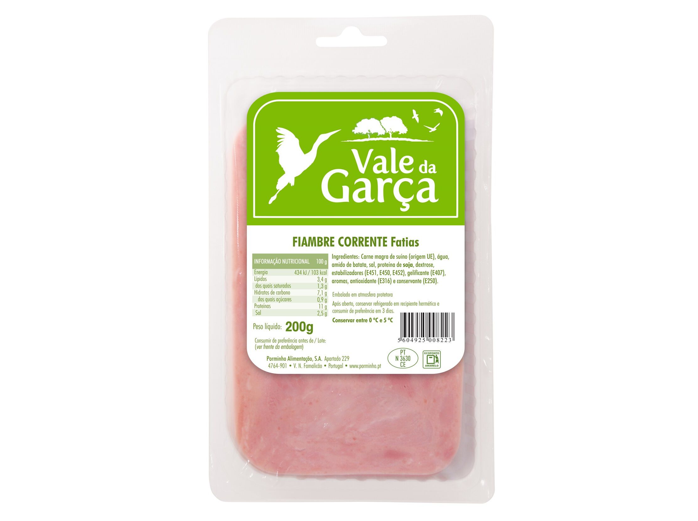 FIAMBRE VALE DA GAR&Ccedil;A CORRENTE FATIAS 200G