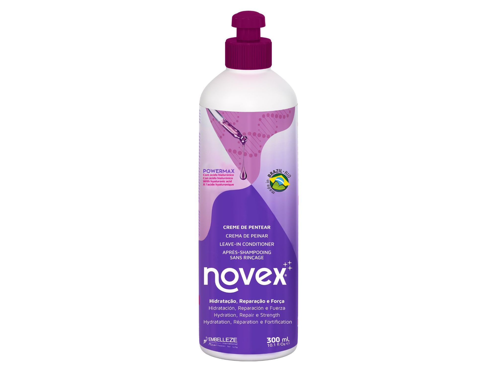 CREME PENTEAR NOVEX POWERMAX HARMONIZA&Ccedil;&Atilde;O 300ML image number 0