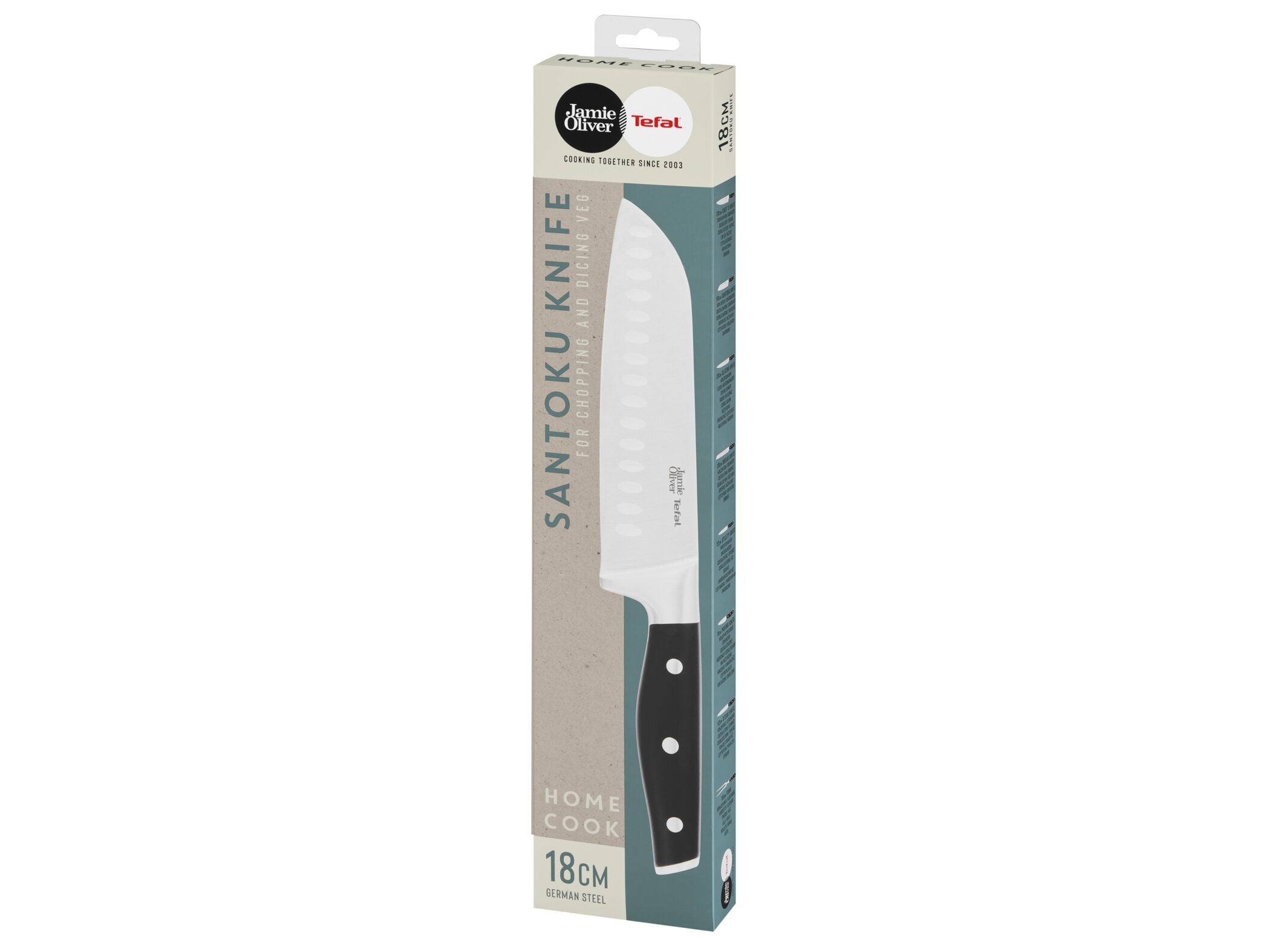 FACA SANTOKU TEFAL JAMIE OLIVER 18 CM image number 2