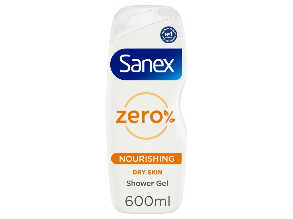 GEL BANHO SANEX ZERO% PELE SECA 600ML