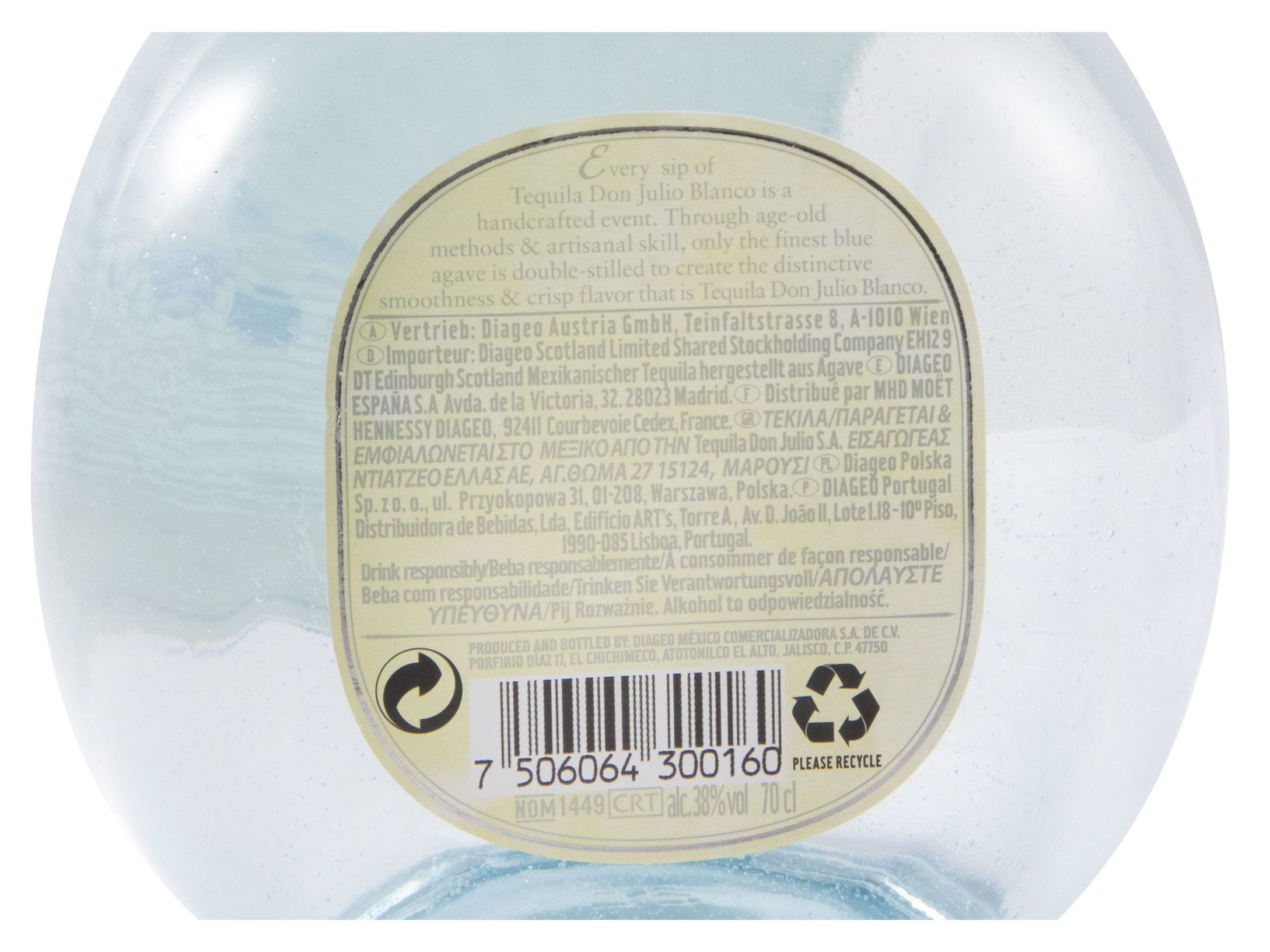 TEQUILA DON JULIO PREMIUM 0.70L image number 1