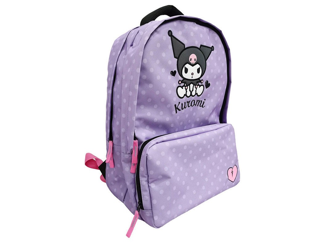 MOCHILA 2 COMPARTIMENTOS HELLO KITTY KUROMI 42X31X22CM image number 0
