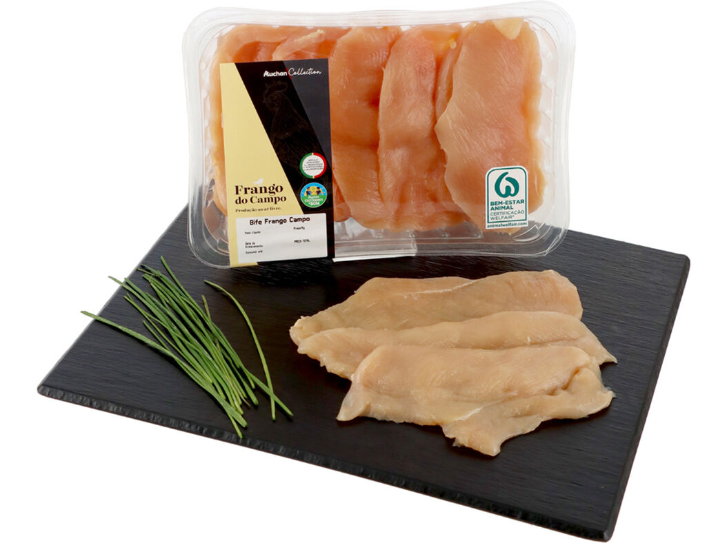 BIFE DE FRANGO DO CAMPO AUCHAN CULTIVAMOS O BOM KG
