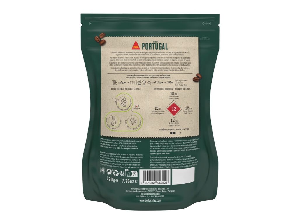 CAF&Eacute; MOIDO UNIVERSAL DELTA PORTUGAL 220 G image number 1