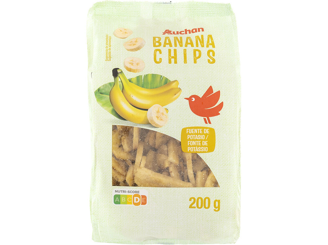 BANANA RODELAS AUCHAN 200 G image number 0