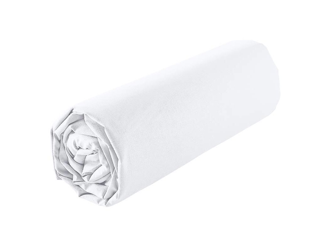 LEN&Ccedil;OL DE BAIXO COM EL&Aacute;STICO ACTUEL BRANCO PERCAL 90X200CM image number 0