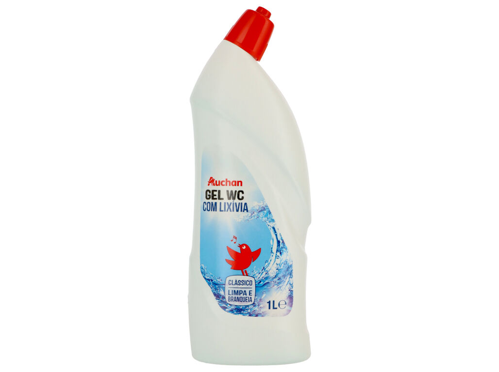 GEL AUCHAN SANIT&Aacute;RIO COM LIX&Iacute;VIA 1L