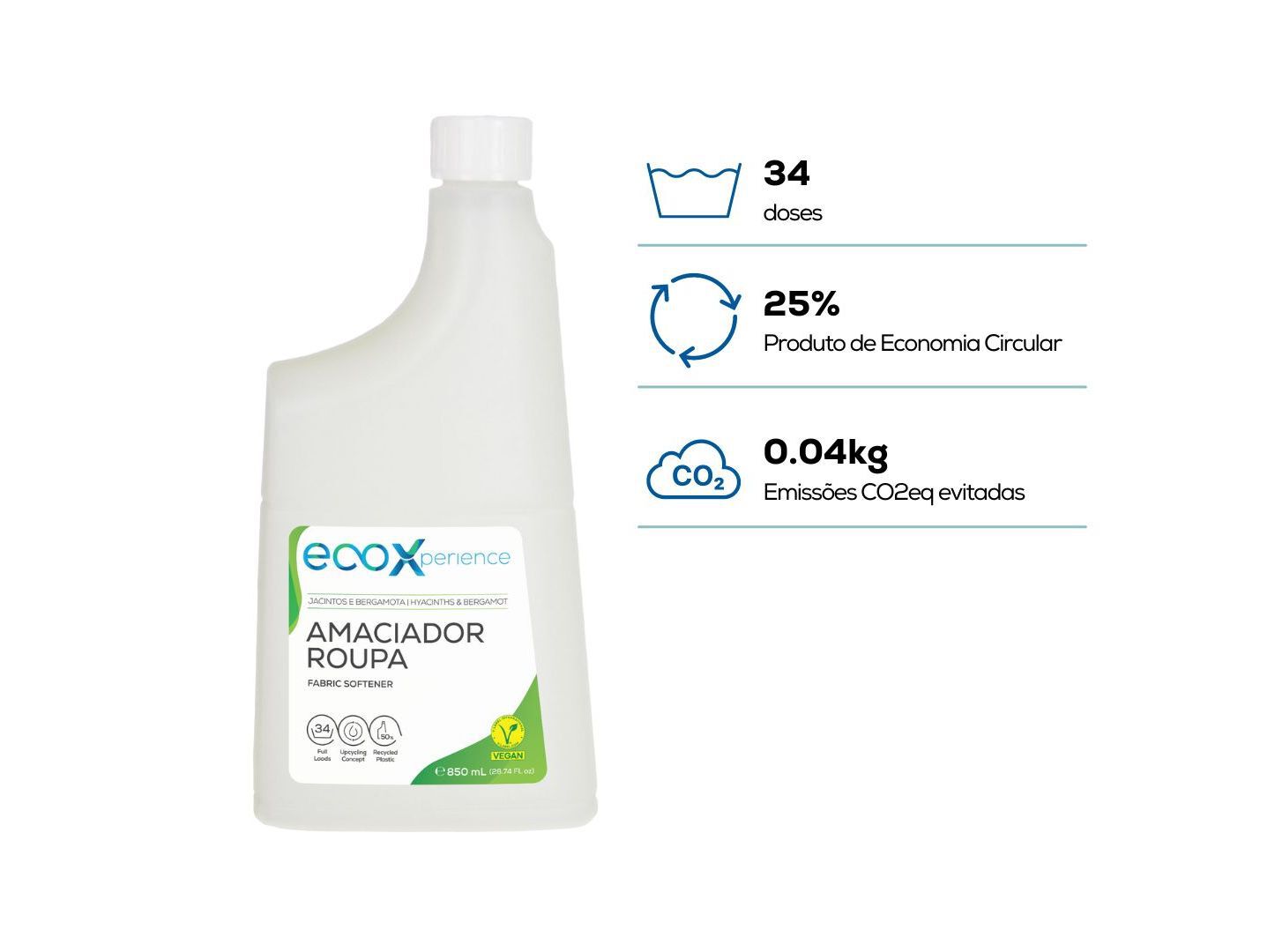 AMACIADOR CONCENTRADO ECOX JACINTOS E BERGAMOTA 34DOSES image number 4