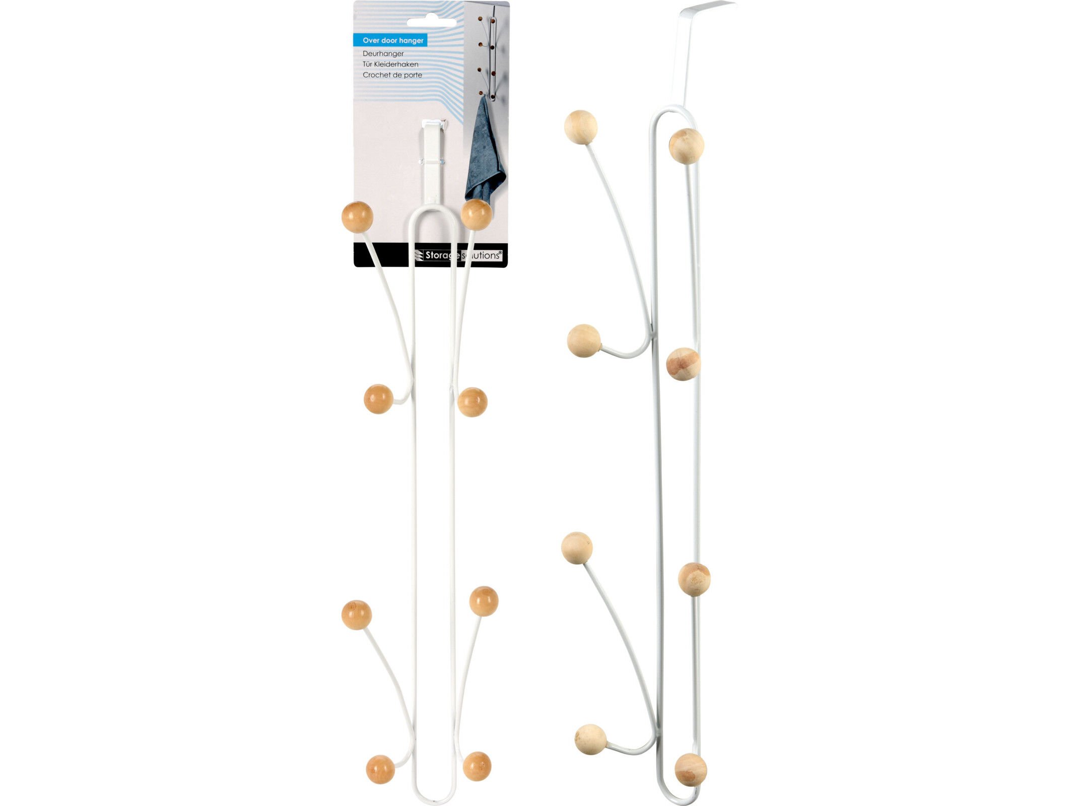 CABIDE PARA PORTA EM FERRO 44X9X8.5CM image number 0