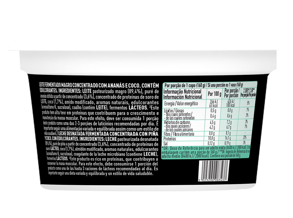 IOGURTE LINDAHLS ANANAS COCO 160G image number 1